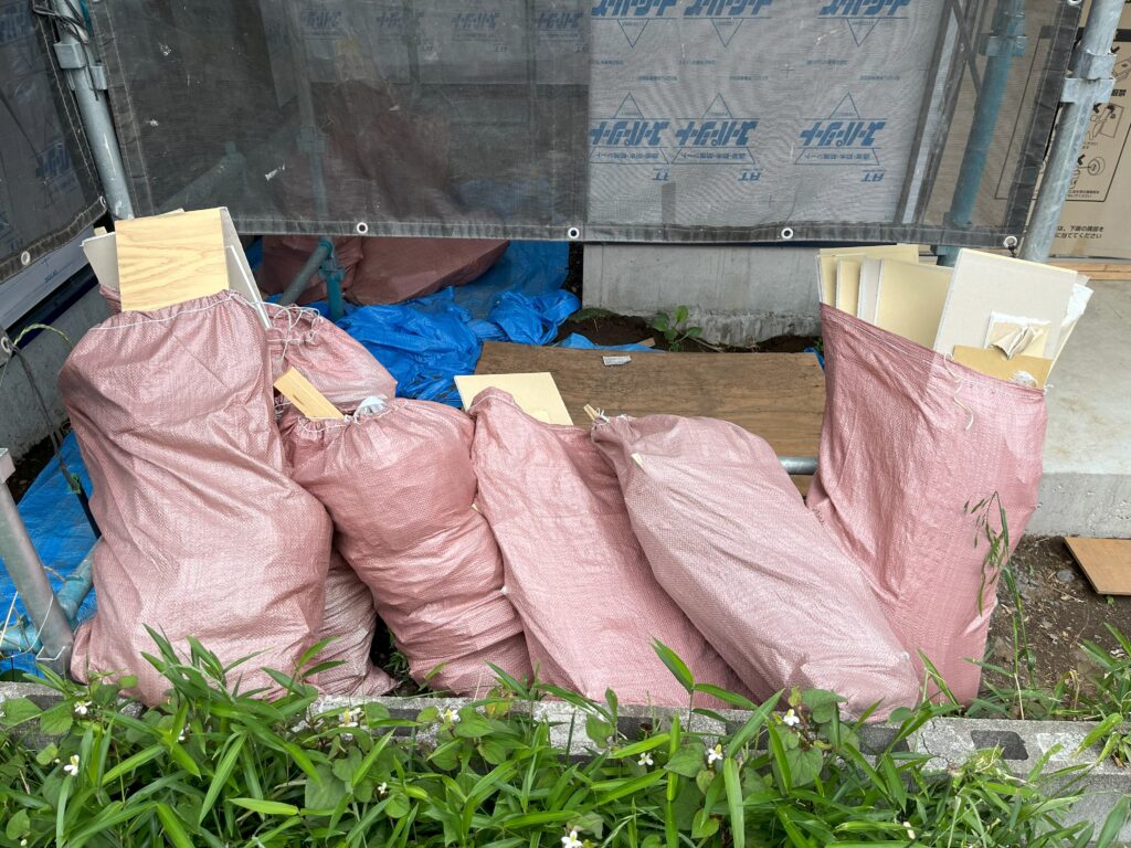 建築現場の産業廃棄物