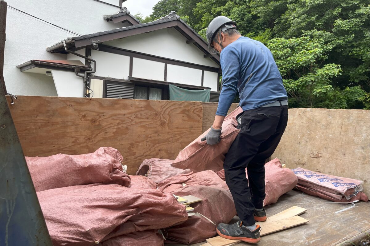 産廃収集運搬業　現場