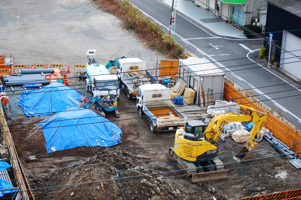 産業廃棄物収集運搬業　現場